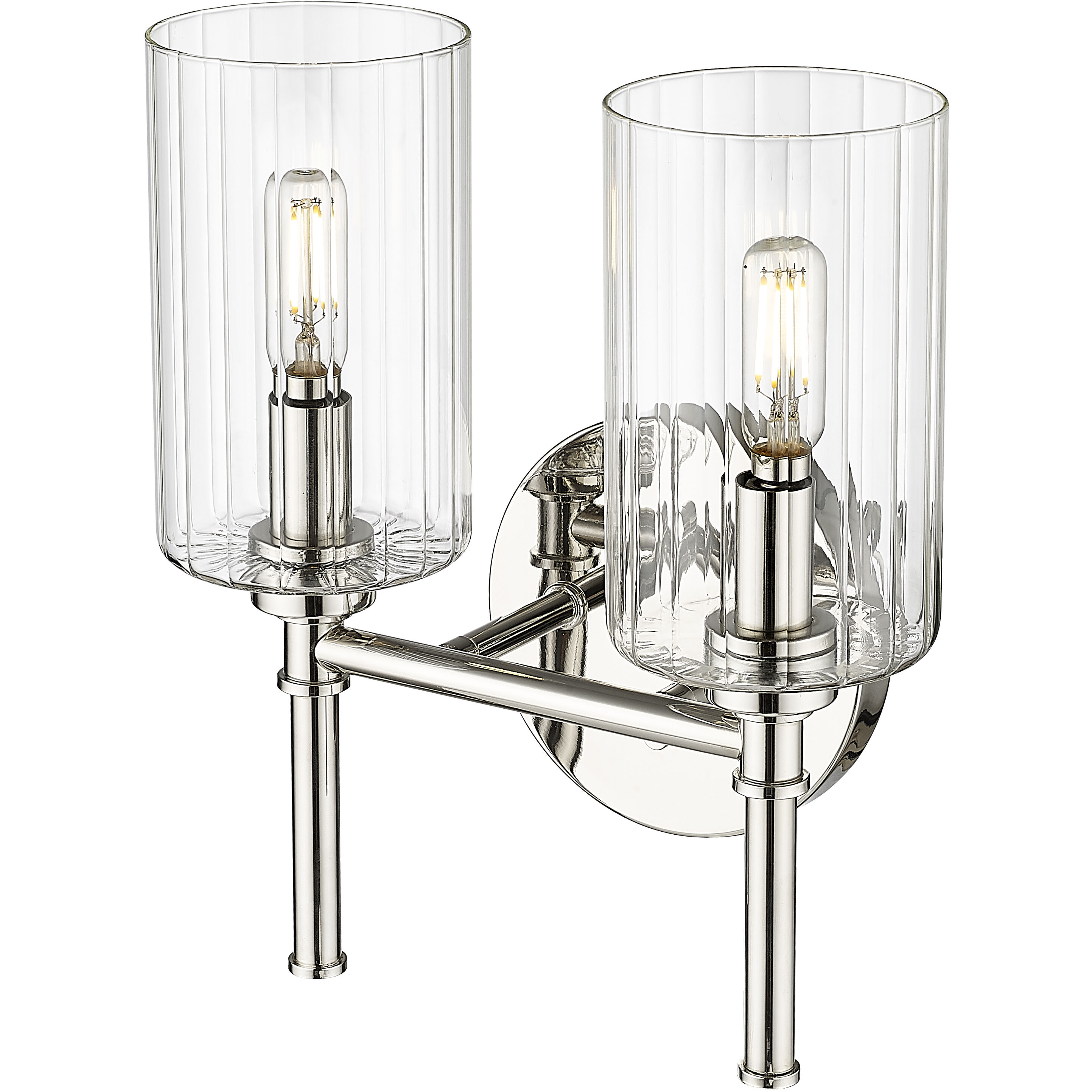 Chastine 2 Light 10.5 inch Polished Nickel Bathroom Vanity Light Wall Light